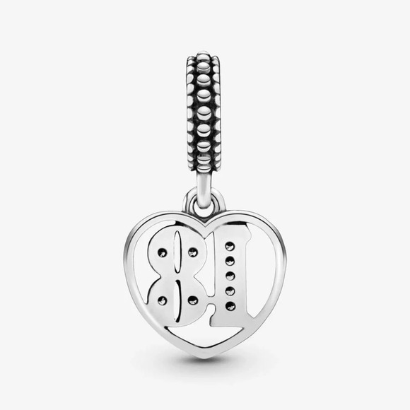 PANDORA CHARM - NUMBER 18 - NWT - Picture 3 of 4